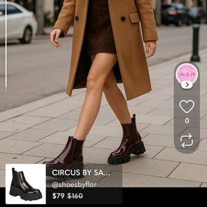 CIRCUS BY SAM EDELMAN / Darielle Chelsea / Plataform / Brown / Size 6.5